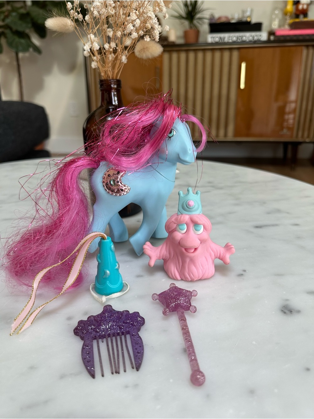 Vintage 1987 Generation 1 (G1) Hasbro My Little Pony named Princess Royal Blue